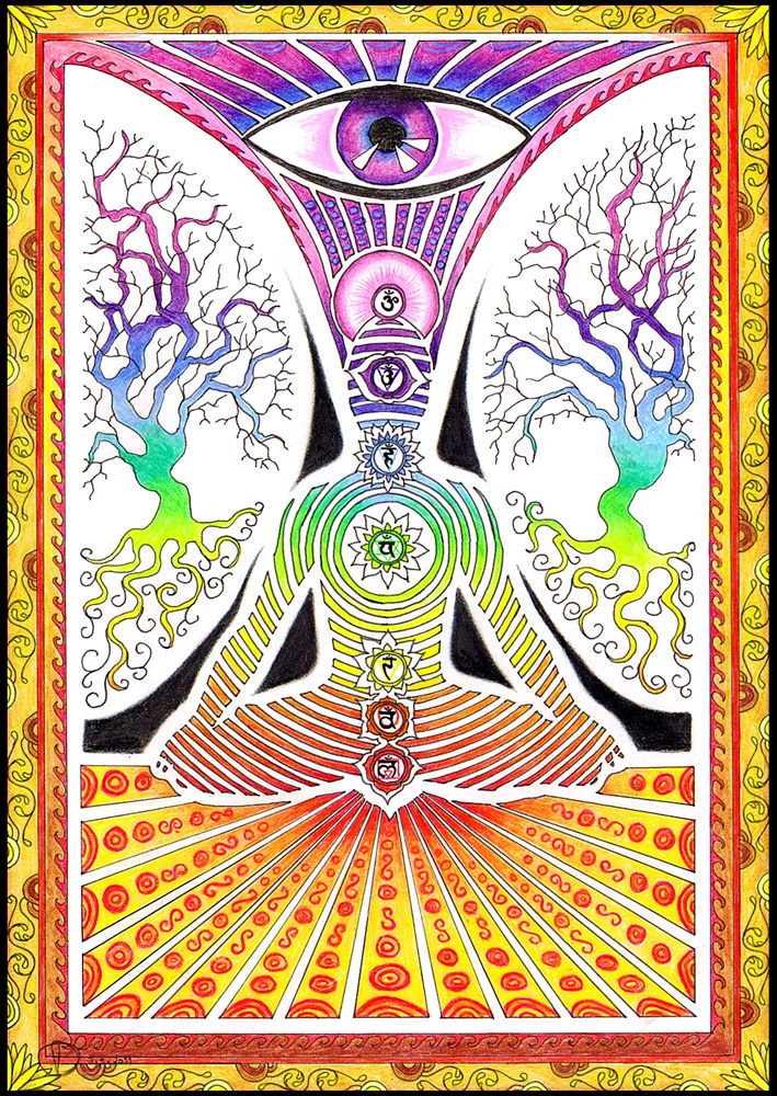 709x1000 chakra midlife the root - Chakra Drawing
