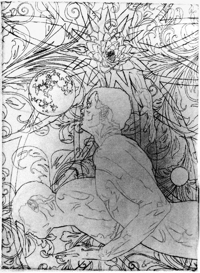 770x1050 Anahata Chakra Base Drawing Drawing - Chakra Drawing