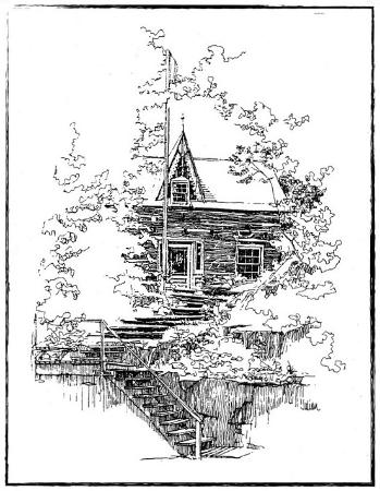 349x450 Drawing Of Le Chalet Buckhouse - Chalet Drawing