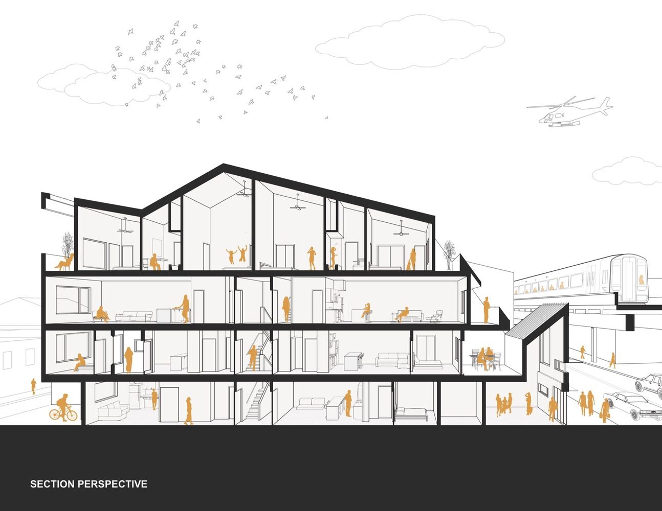 1294x1000 Gallery Of El Chalet Isa - Chalet Drawing