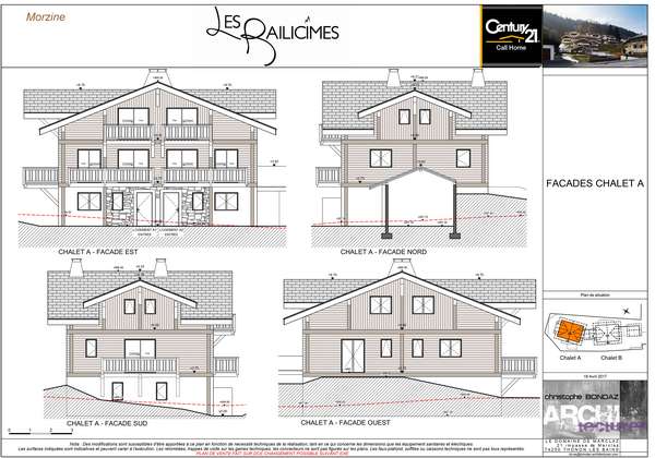 600x420 New Build Chalet - Chalet Drawing