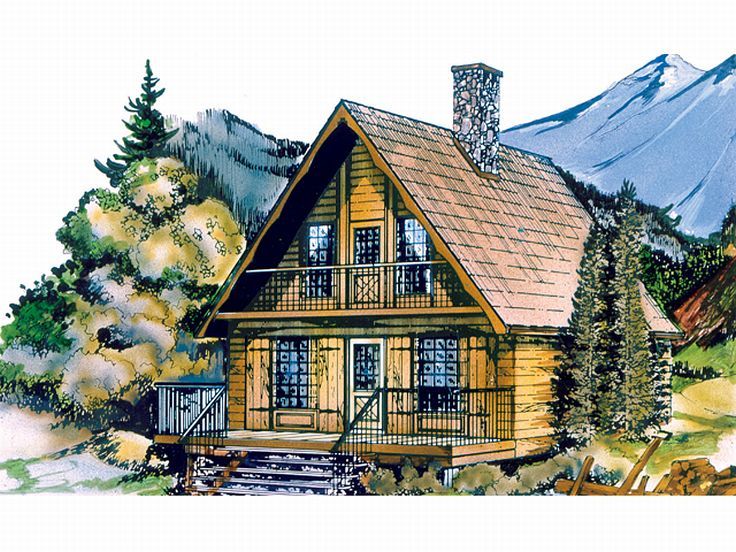 736x552 Plan - Chalet Drawing