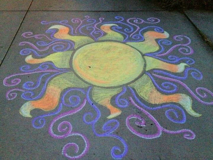 720x540 i made this with side walk chalk crazy randomness - Chalk Drawings