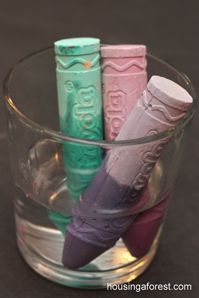 409x614 wet chalk drawings housing a forest - Chalk Drawings