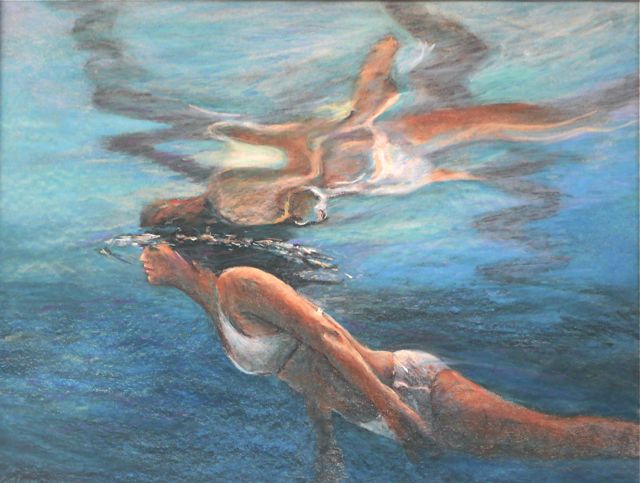 640x483 Fine Art Drawings, On Site Chalk Pastels, Art From Australia - Chalk Pastel Drawings