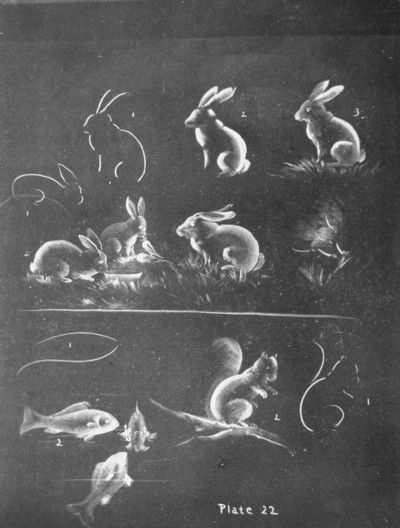 400x528 Bunny! - Chalkboard Drawings