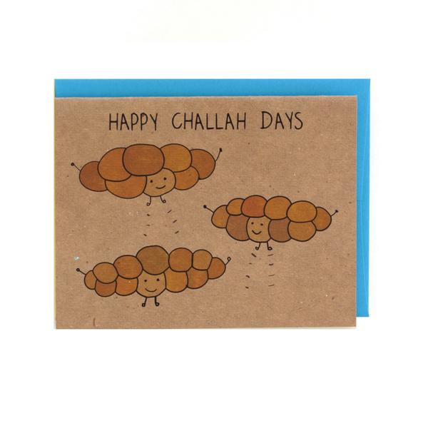 600x600 Happy Challah Days Hanukkah Card I Must Draw - Challah Drawing