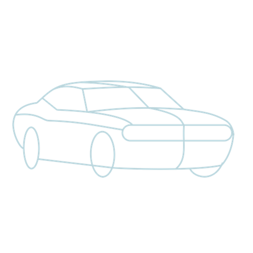 500x500 how to draw cars dodge challenger lesson - Challenger Drawing