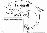 200x140 Eric Carle Chameleon Coloring - Chameleon Drawing Template