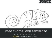 220x165 printable chameleon template eric carle chameleon template - Chameleon Drawing Template
