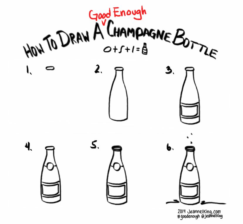 829x763 what you draw is good enough drawings - Champagne Bottle Drawing