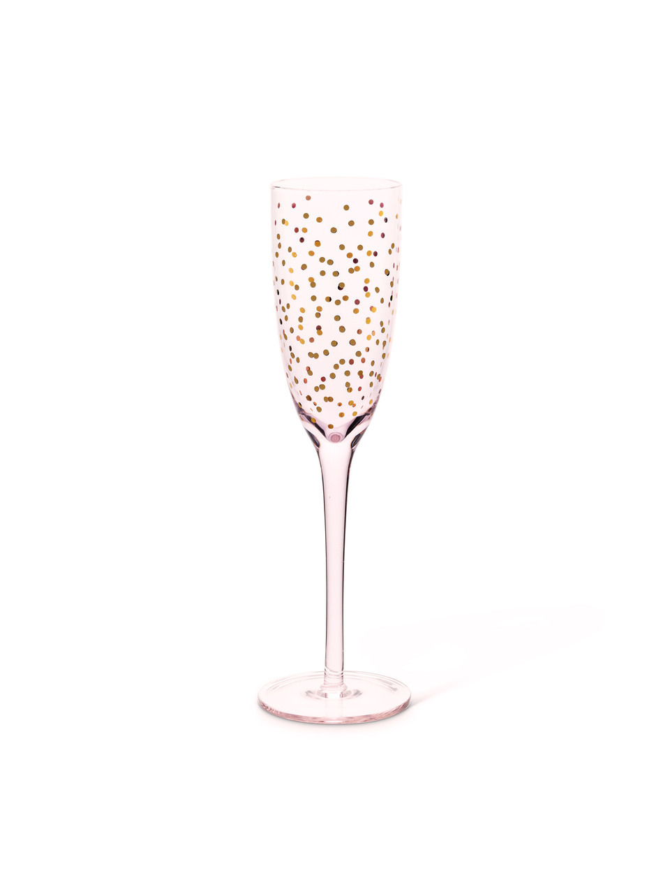 960x1280 pink glass champagne flute with mini dots height - Champagne Flute Drawing