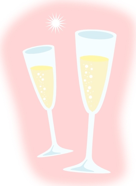 438x598 champagne glasses clip art free vector in open office drawing - Champagne Glass Drawing