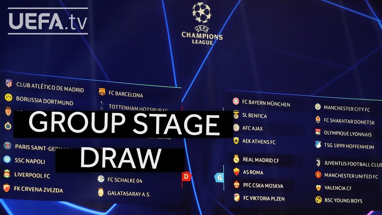 1280x720 Uefa Champions League Group Stage Draw - Champions Drawing
