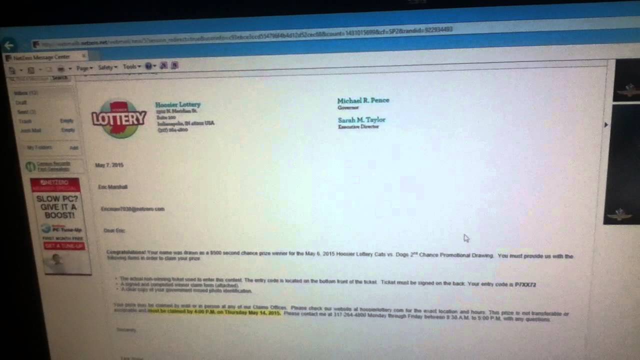 1280x720 i won a second chance drawing! - Chance Drawing