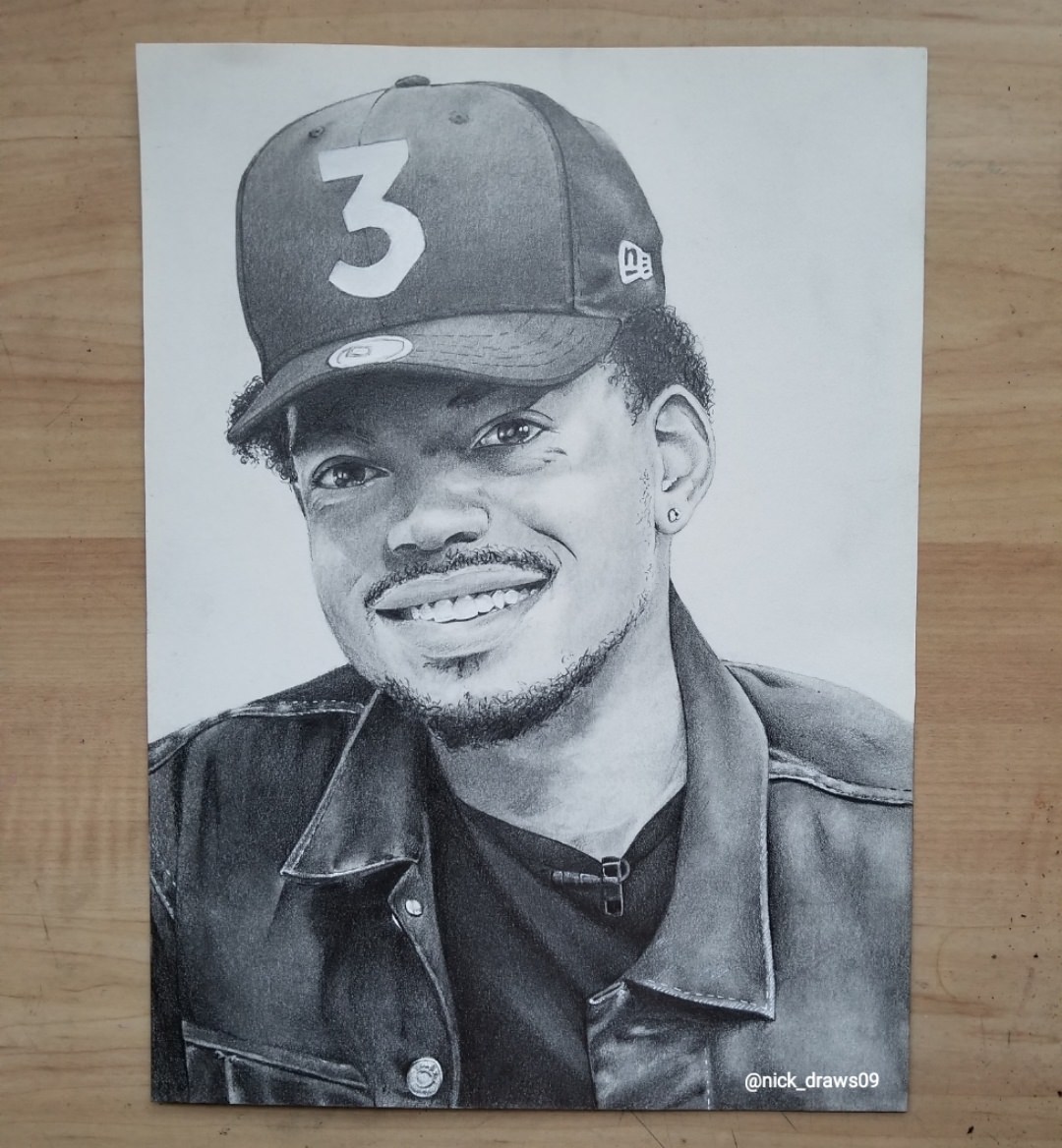 1080x1168 my drawing of chance the rapper - Chance Drawing