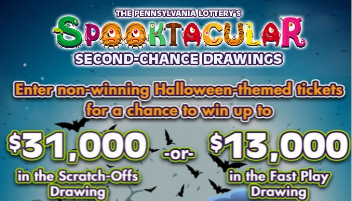 700x400 spooktacular is pa lottery's latest second chance drawing - Chance Drawing