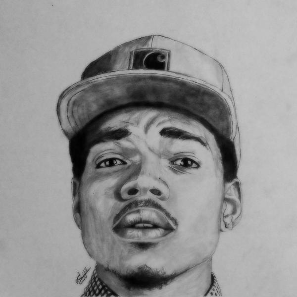 600x600 v on twitter chance, acid rapper my drawing - Chance Drawing