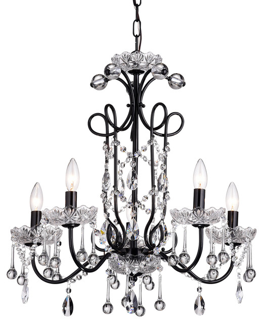520x640 light black vintage crystal chandelier - Chandelier Drawing