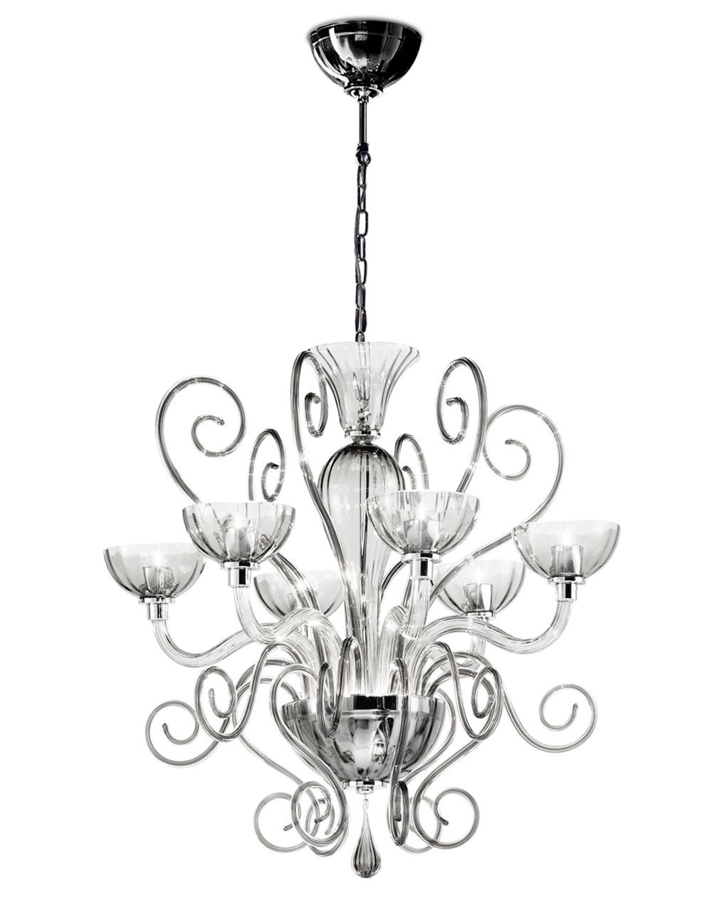 1017x1267 leucos bolero chandelier suspension lamp - Chandelier Line Drawing