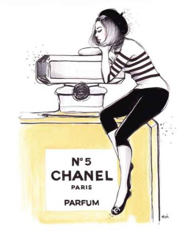 375x450 dreaming of chanel drawing - Chanel Drawing
