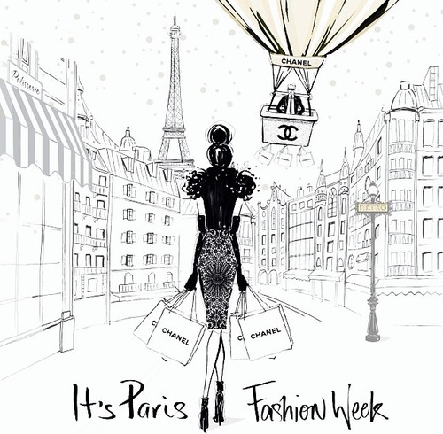 500x490 Fashion Week Discovered - Chanel Drawing