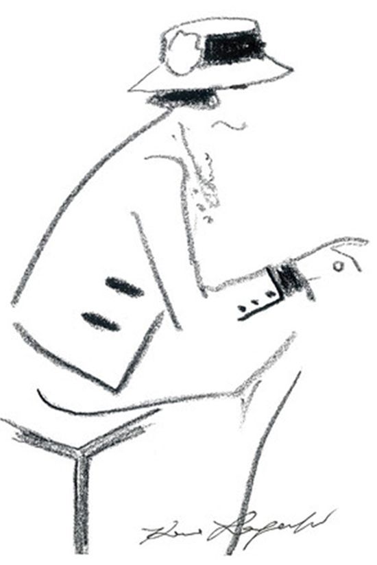 550x824 sketches of coco chanel - Chanel Drawing