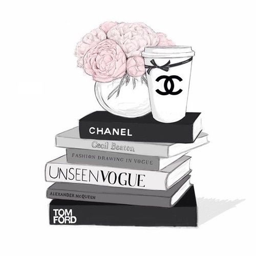 500x500 chanel drawing tumblr - Chanel Drawing