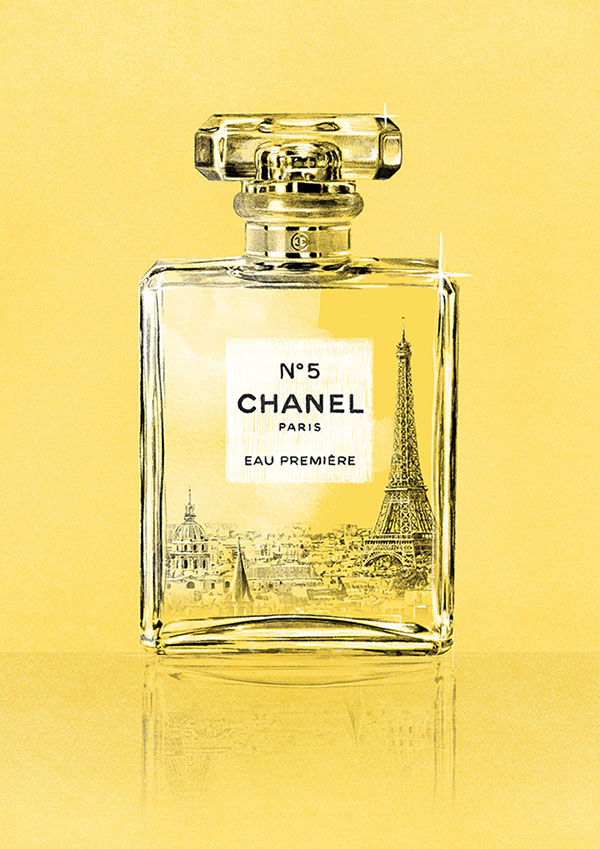 Chanel No 5 Drawing at PaintingValley.com | Explore collection of ...