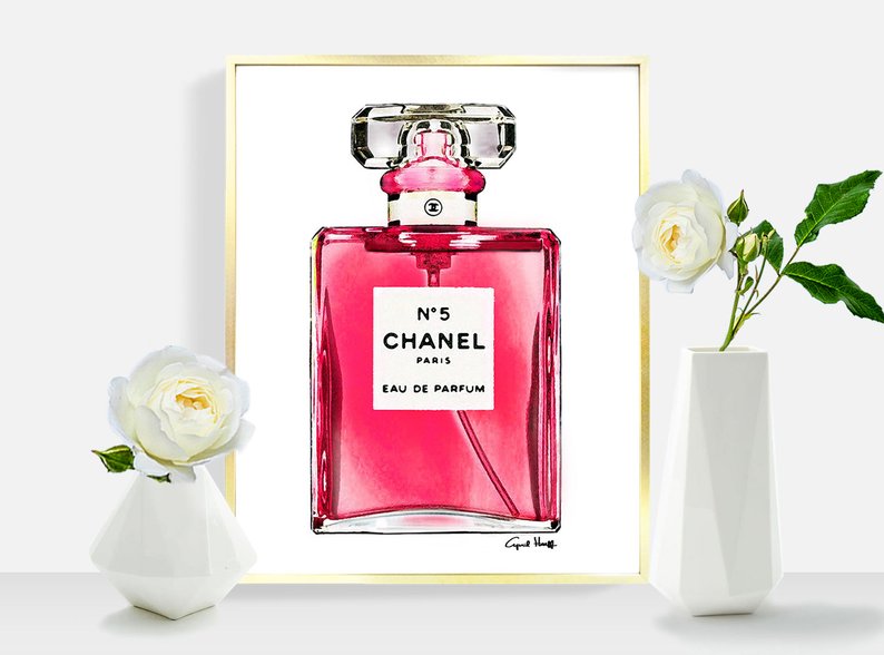 Chanel No 5 Drawing at PaintingValley.com | Explore collection of ...