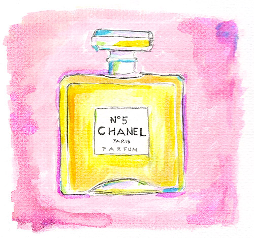 500x468 art in the everyday the chanel no bottle designsponge - Chanel No 5 Drawing