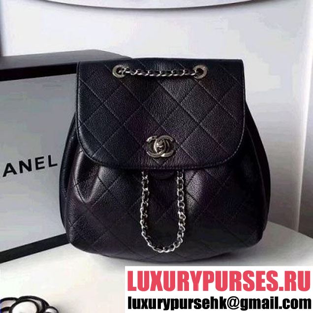 636x636 chanel calfskin flap drawing backpack black - Chanel Purse Drawing