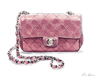 340x270 chanel bag etsy - Chanel Purse Drawing