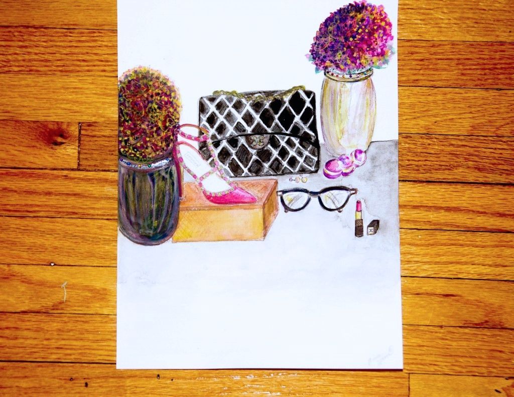 1024x791 chanel purse drawing archives - Chanel Purse Drawing