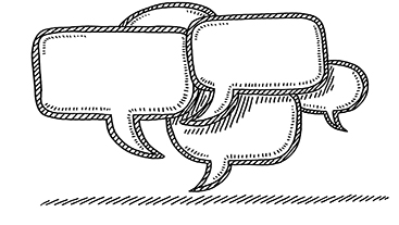 367x207 communication speech bubbles drawing - Change Photo To Drawing