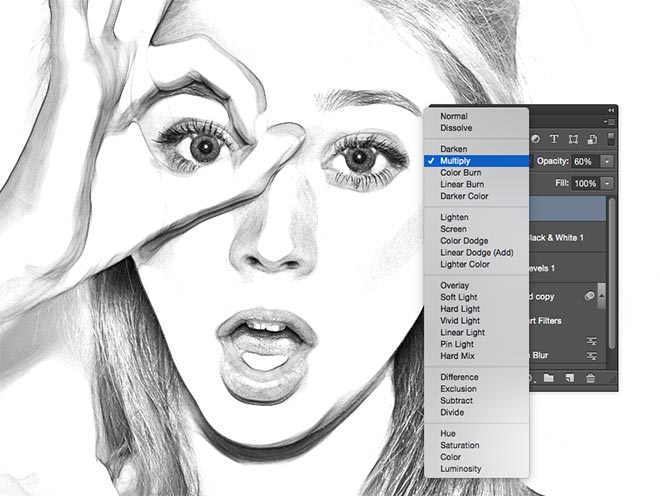 660x496 How To Create A Realistic Pencil Sketch Effect In Photoshop - Change Photo To Drawing
