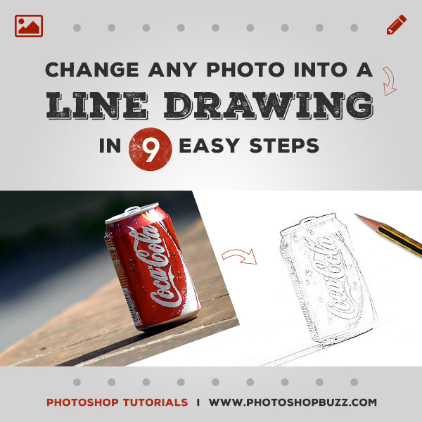 600x600 how to change a photo into a pencil line drawing in photoshop - Change Photo To Drawing