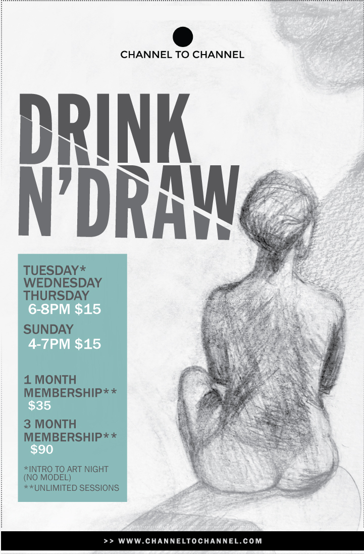 721x1096 Drink N Draw - Channel Drawing