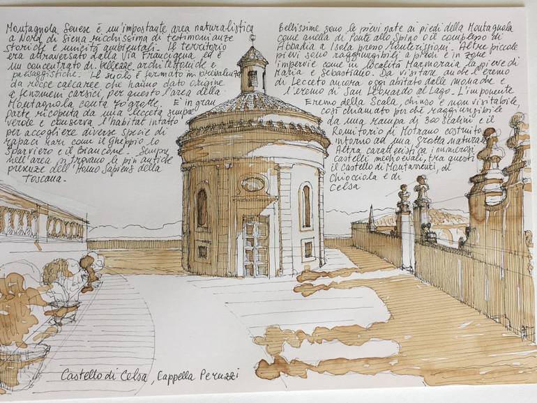770x578 chapel out of siena drawing - Chapel Drawing