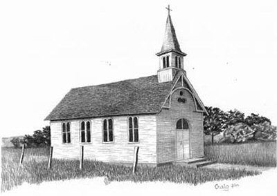 400x284 country church country church pencil drawings, old country - Chapel Drawing