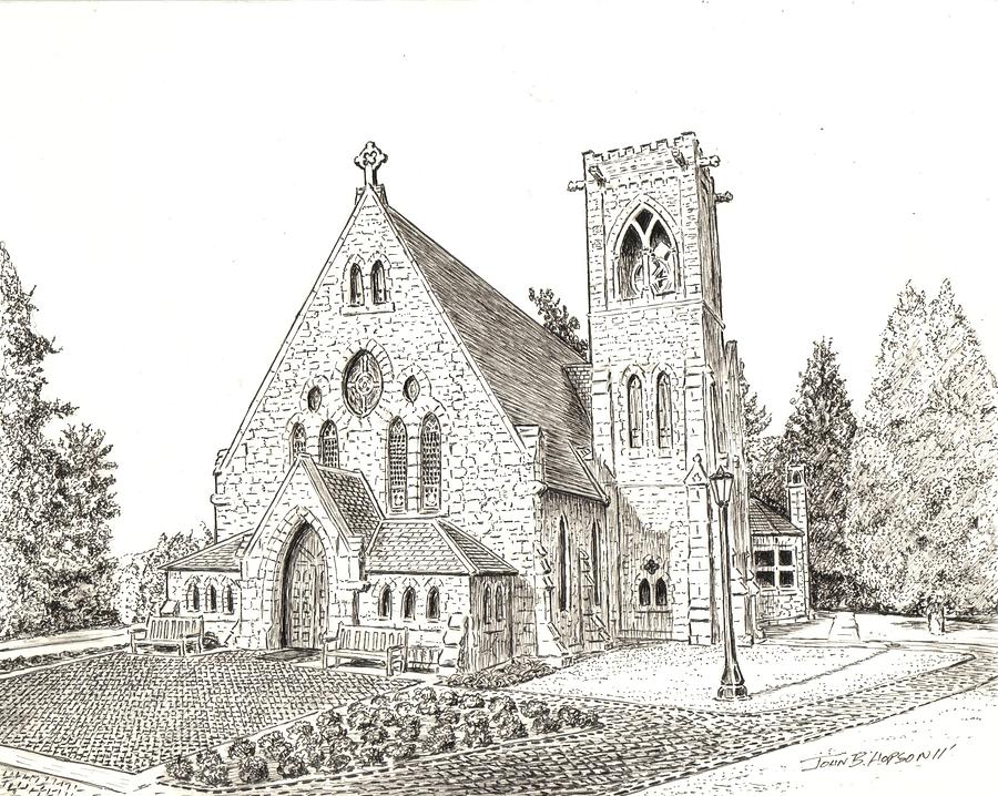 900x718 uva chapel drawing - Chapel Drawing