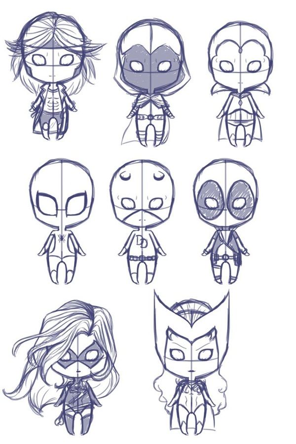 600x900 How To Draw Cartoon Characters Step - Character Cartoon Drawing