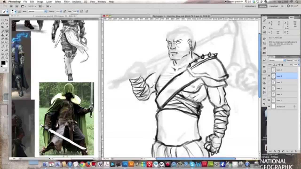 1280x720 Creating A Character - Character Concept Drawing