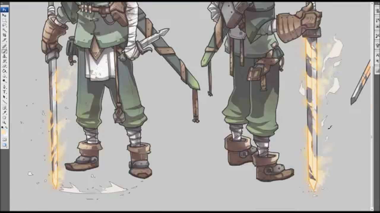 1280x720 Drawing Time Lapse - Character Concept Drawing