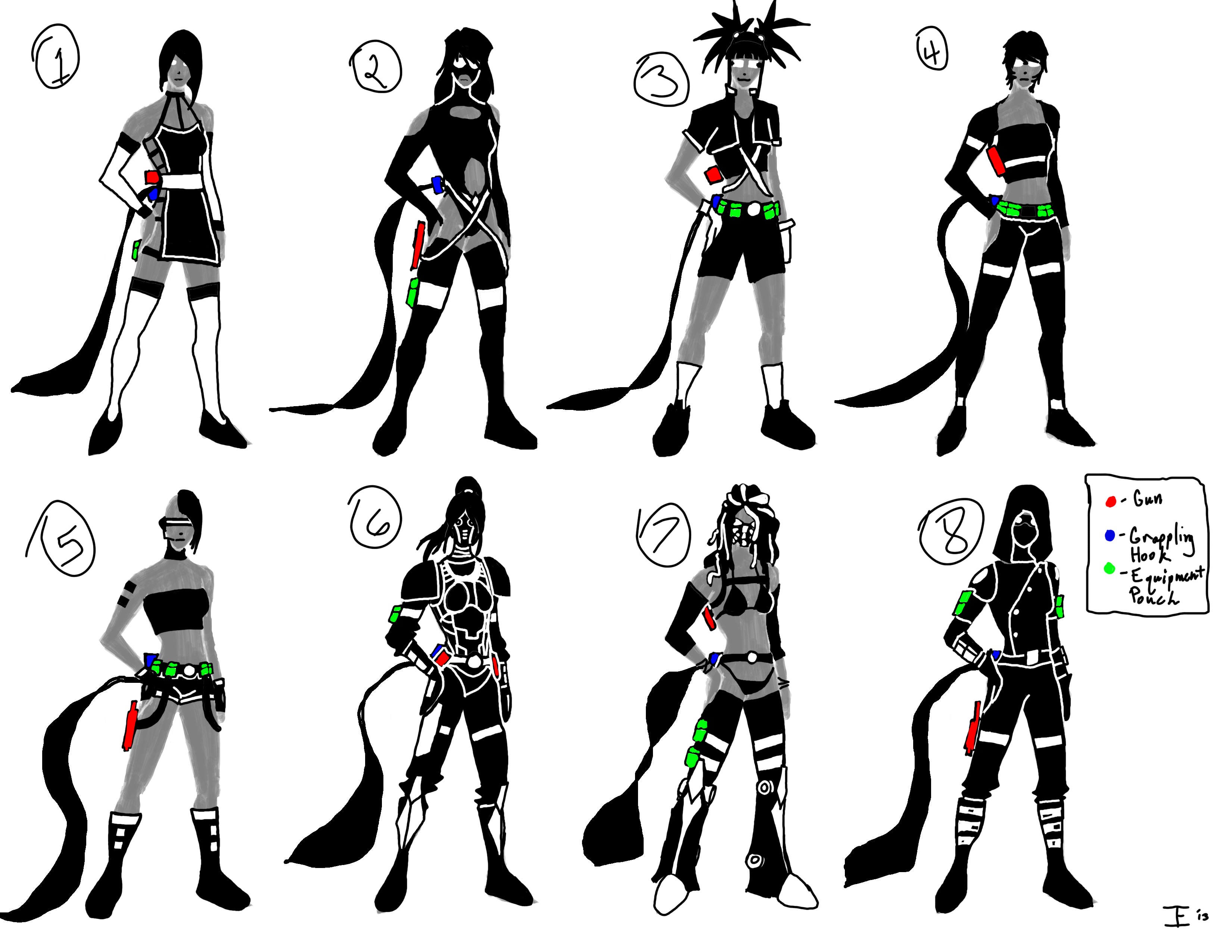 3300x2550 Illustration Ian Erickson - Character Concept Drawing