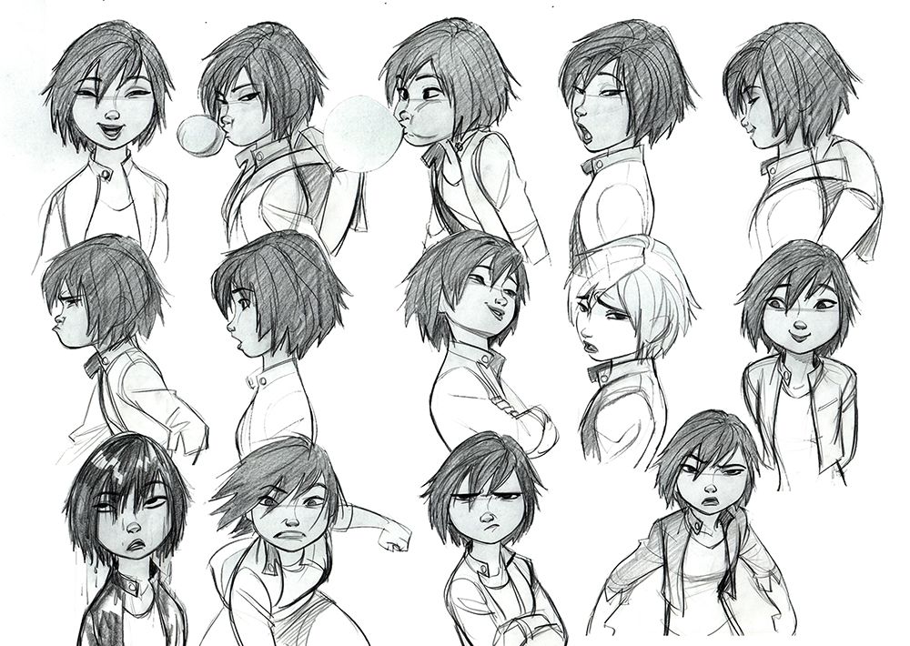 1000x710 The Art Of Animation - Character Concept Drawing
