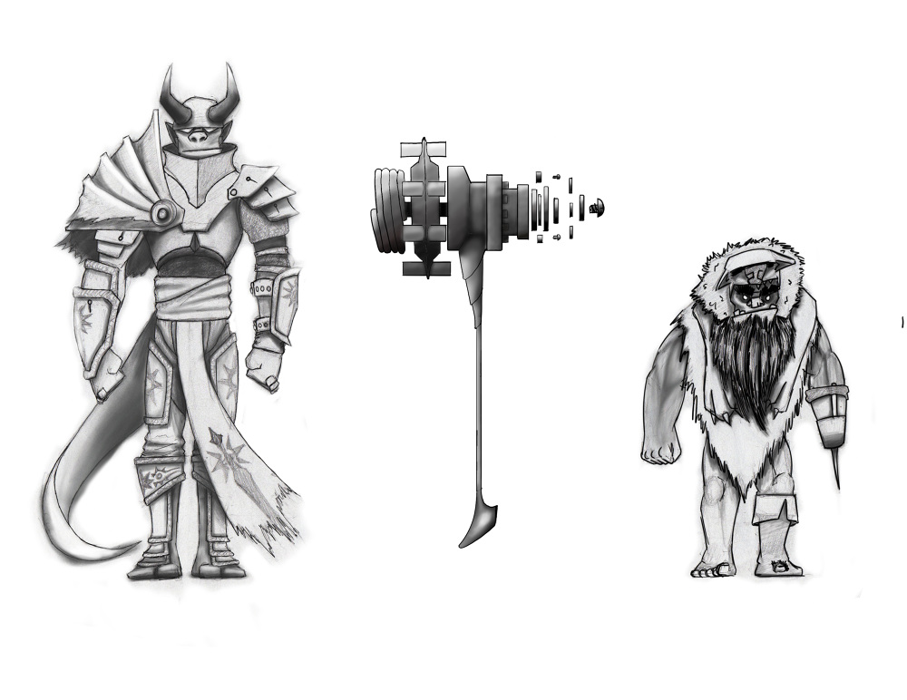 1000x772  - Character Concept Drawing