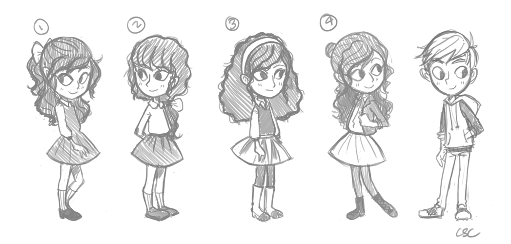 1047x500 character concepts - Character Concept Drawing