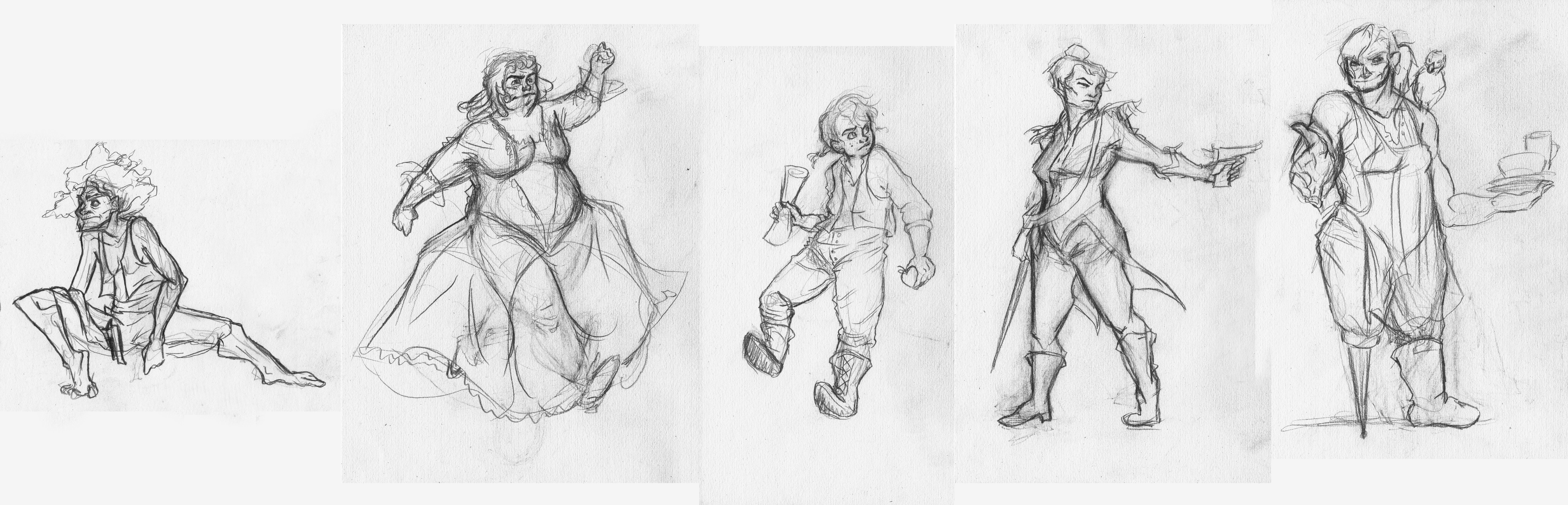 8582x2764 design for media character development megcmahoney - Character Development Drawing