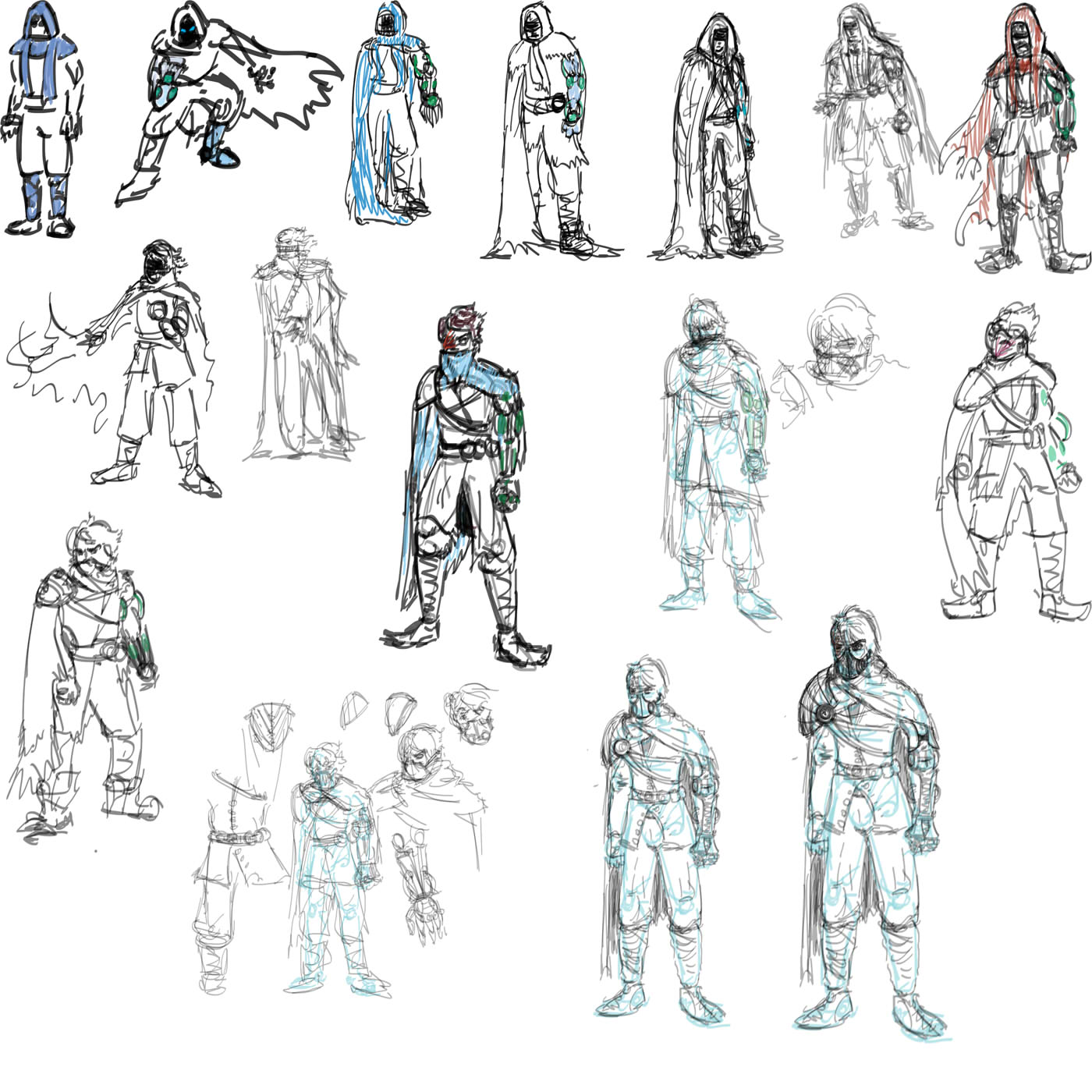 1400x1400 Uncategorized Sam's Art Blog - Character Development Drawing